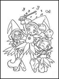 Magical Doremi - Kleurplaat030