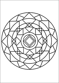 Mandalas - Kleurplaat053