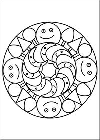 Mandalas - Kleurplaat059