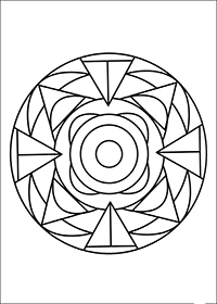 Mandalas - Kleurplaat066