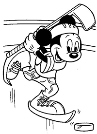 Mickey Mouse - Kleurplaat004