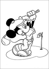 Mickey Mouse - Kleurplaat078