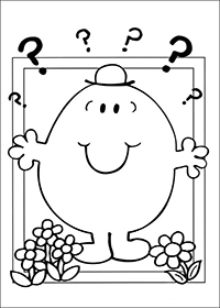 Mr Men - Kleurplaat004