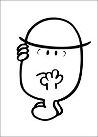 Mr Men - Kleurplaat032