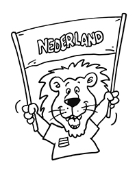 Nederland - Kleurplaat015