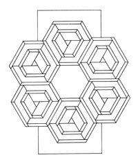 Optische Illusies - Kleurplaat006