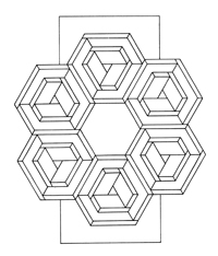 Optische Illusies - Kleurplaat006