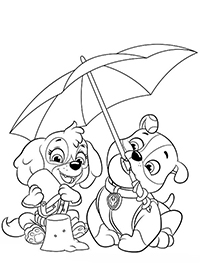 Paw Patrol Mighty Pups - Kleurplaat019