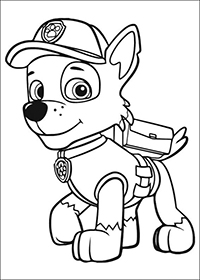 Paw Patrol - Kleurplaat003