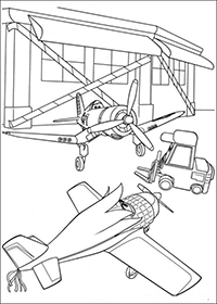 Planes - Kleurplaat050