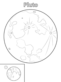 Planeten - Kleurplaat013