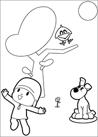 Pocoyo - Kleurplaat034