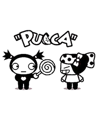 Pucca - Kleurplaat015