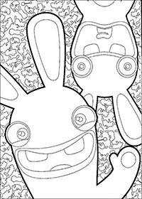 Rabbids Invasion - Kleurplaat016