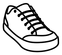 Schoenen - Kleurplaat008