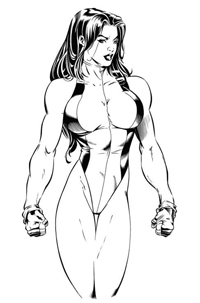 She Hulk - Kleurplaat018