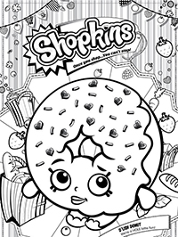 Shopkins - Kleurplaat044