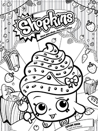 Shopkins - Kleurplaat045