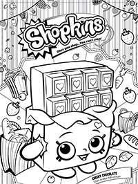 Shopkins - Kleurplaat046