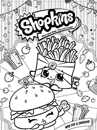 Shopkins - Kleurplaat051