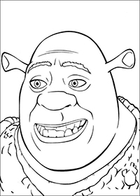 Shrek - Kleurplaat071