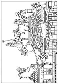 Sinterklaas - Kleurplaat017