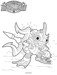 Skylanders - Kleurplaat037