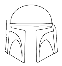 Star Wars Mandalorian - Kleurplaat016