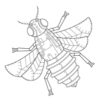 Steampunk - Kleurplaat003