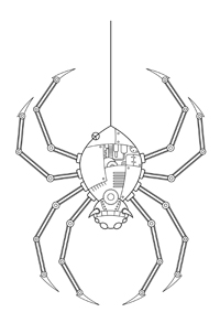 Steampunk - Kleurplaat018