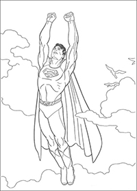 Superman - Kleurplaat029