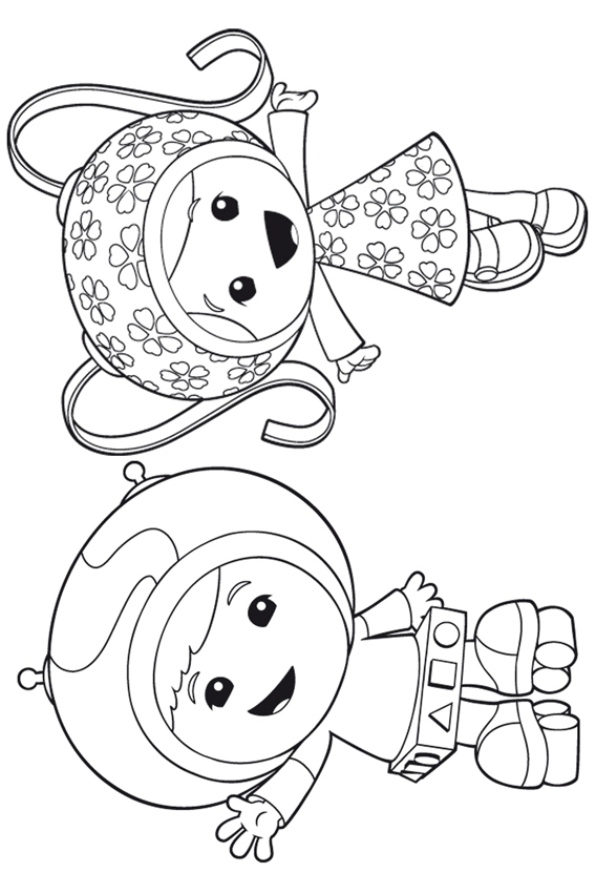 Team Umizoomi kleurplaten op Superkleurplaten.nl