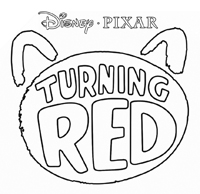 Turning Red - Kleurplaat006