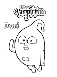 Vampirina - Kleurplaat001