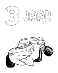 Verjaardag - Kleurplaat022