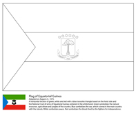 Vlaggen Van De Wereld (Afrika) - Equatoriaal Guinea