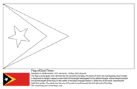 Vlaggen Van De Wereld (Azie) - Oost-timor