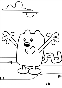 Wow Wow Wubbzy - Kleurplaat009