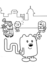 Wow Wow Wubbzy - Kleurplaat014