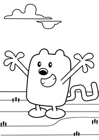 Wow Wow Wubbzy - Kleurplaat016