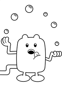 Wow Wow Wubbzy - Kleurplaat019