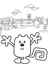 Wow Wow Wubbzy - Kleurplaat020