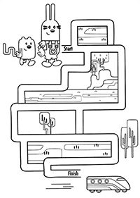 Wow Wow Wubbzy - Kleurplaat022