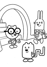 Wow Wow Wubbzy - Kleurplaat025