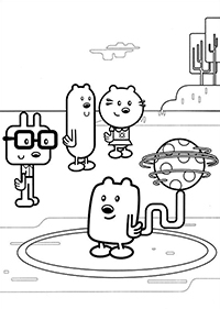 Wow Wow Wubbzy - Kleurplaat026