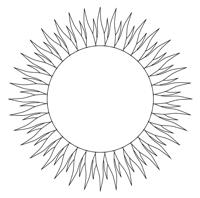 Zon - Kleurplaat024